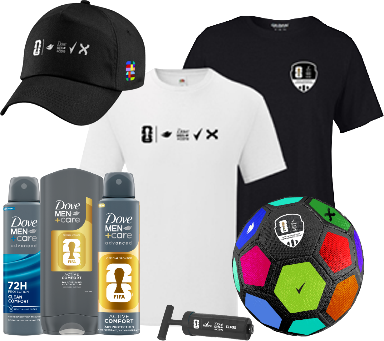 FIFA World Cup 2026 navijački set + Dove Men+Care paket