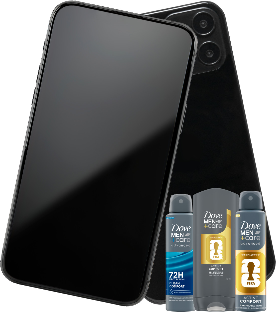 Mobilni telefon + Dove Men+Care paket